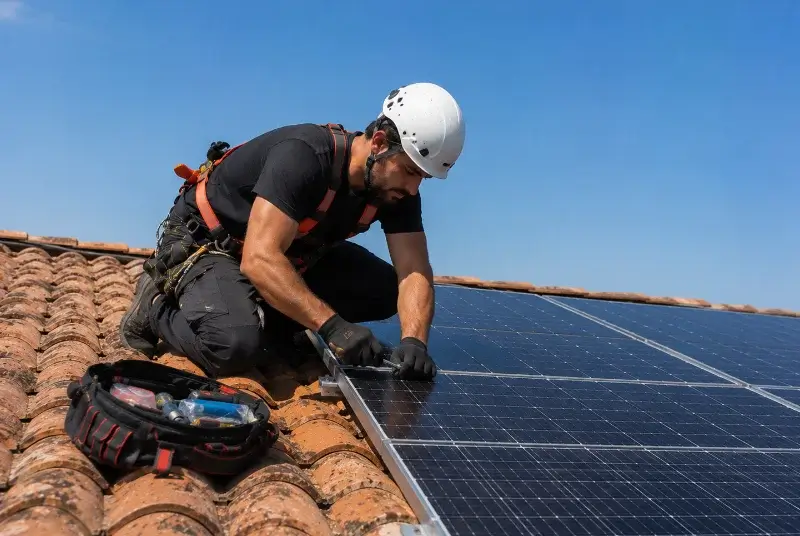 Maintenance et monitoring de panneaux solaires à Espéraza