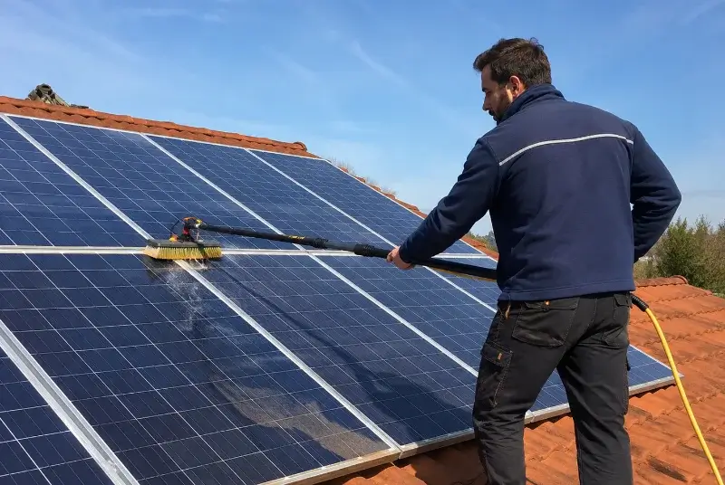 Nettoyage et entretien de panneaux solaires à Espéraza